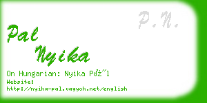 pal nyika business card